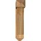Ekena Millwork Traditional Arts and Crafts Rough Sawn Bracket w/ Offset Brace, Western Red Cedar, 8"W x 38"D x 38"H BKT0806X38X38TRA03RWR - alternate 3